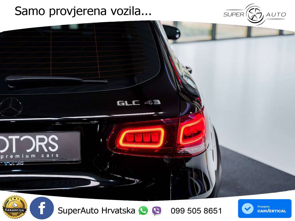 Mercedes AMG GLC 43 V6 (390 KS) 4MATIC TCT ZRAČNI+ACC+GR SJED+KAM+PANO