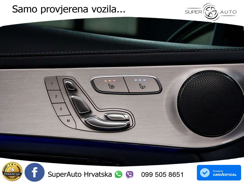 Mercedes AMG GLC 43 V6 (390 KS) 4MATIC TCT ZRAČNI+ACC+GR SJED+KAM+PANO