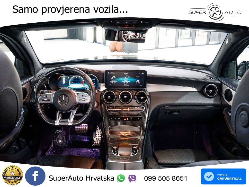 Mercedes AMG GLC 43 V6 (390 KS) 4MATIC TCT ZRAČNI+ACC+GR SJED+KAM+PANO