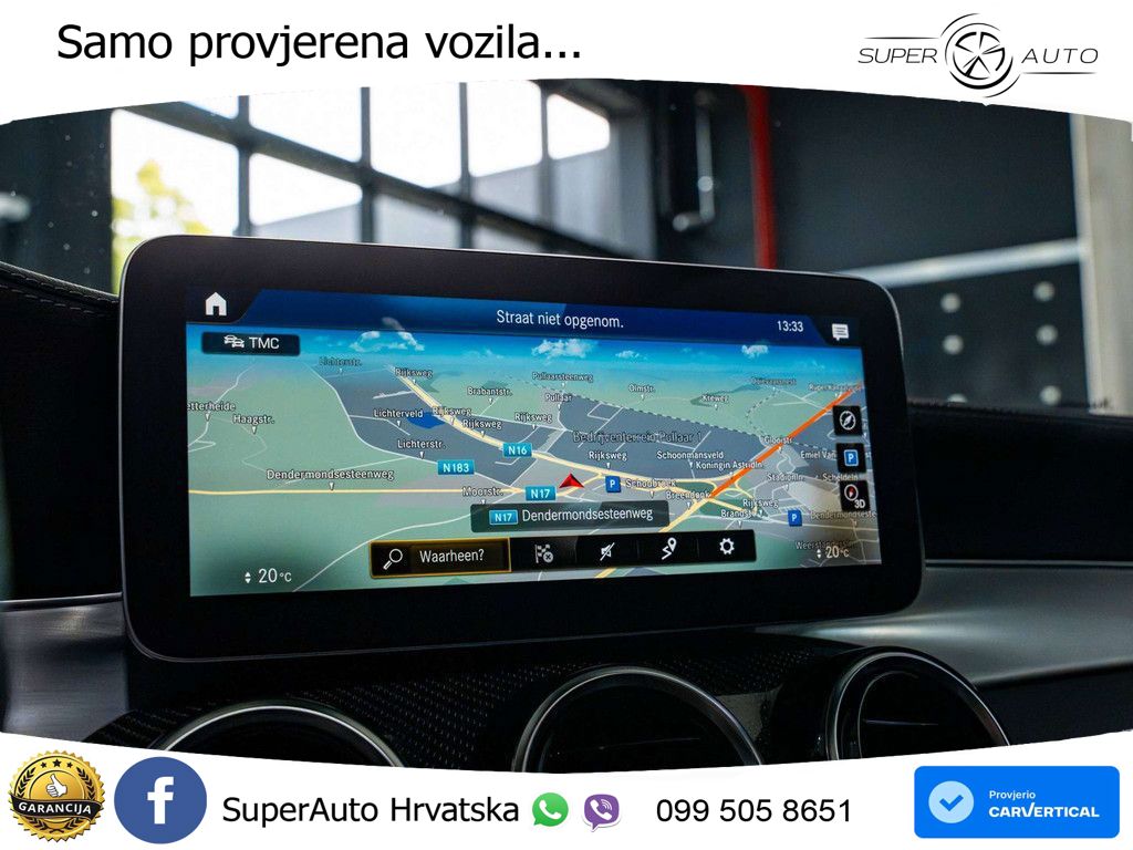 Mercedes AMG GLC 43 V6 (390 KS) 4MATIC TCT ZRAČNI+ACC+GR SJED+KAM+PANO