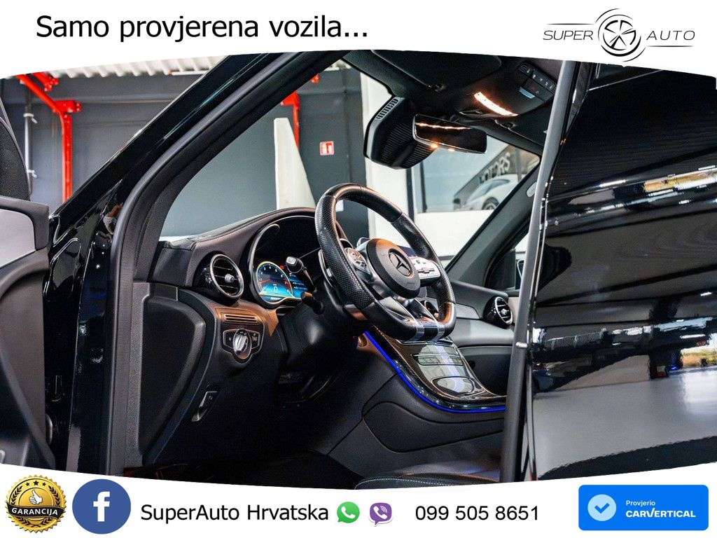 Mercedes AMG GLC 43 V6 (390 KS) 4MATIC TCT ZRAČNI+ACC+GR SJED+KAM+PANO