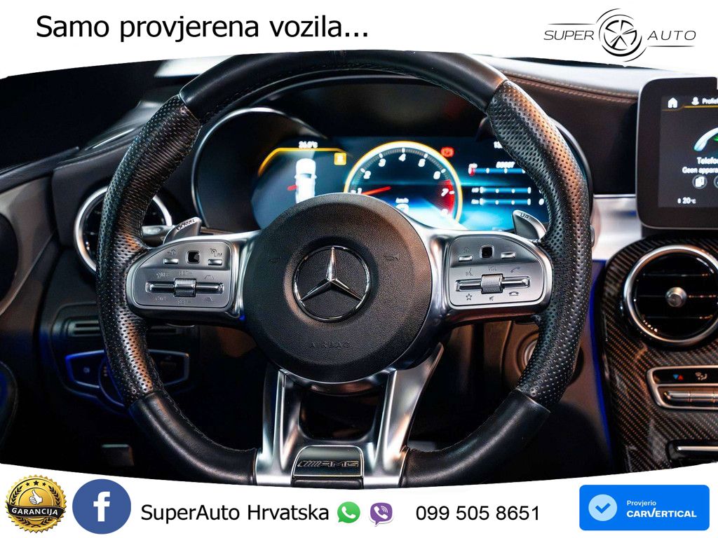 Mercedes AMG GLC 43 V6 (390 KS) 4MATIC TCT ZRAČNI+ACC+GR SJED+KAM+PANO