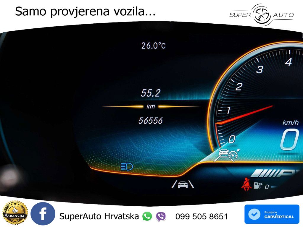 Mercedes AMG GLC 43 V6 (390 KS) 4MATIC TCT ZRAČNI+ACC+GR SJED+KAM+PANO