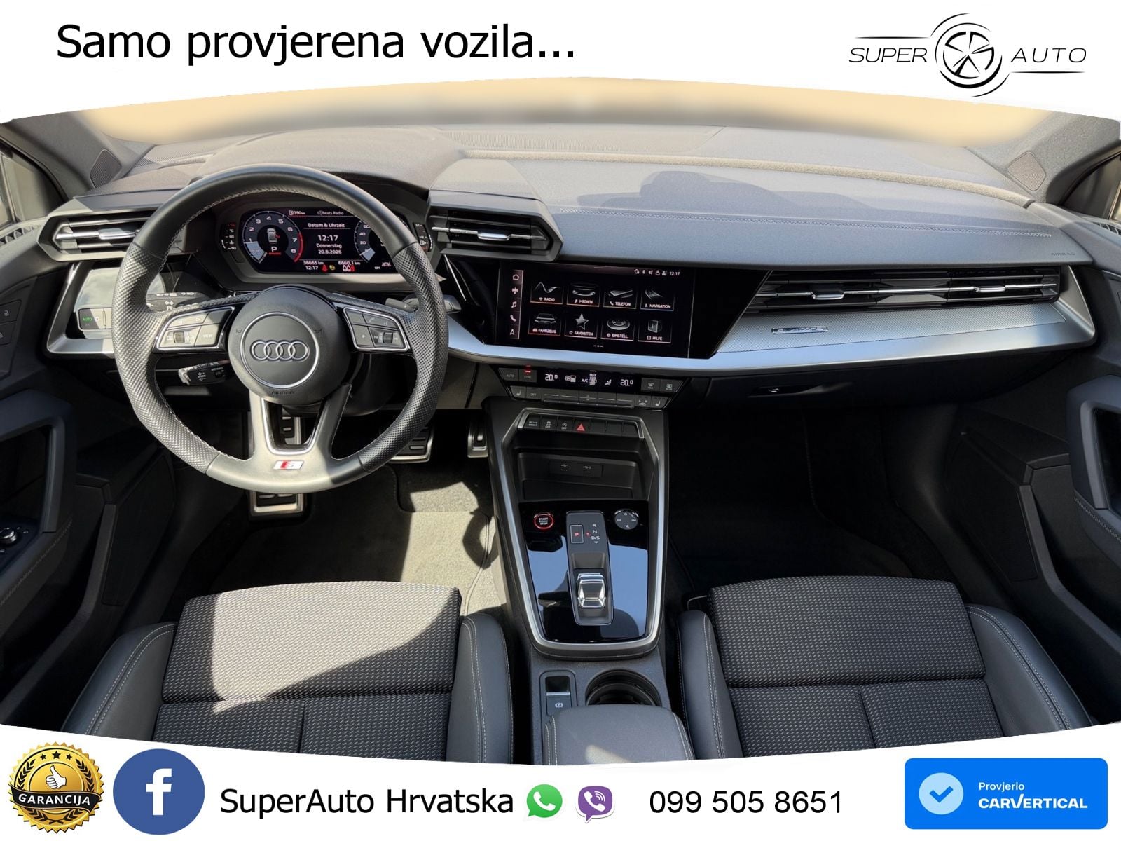 Audi S3 Limuzina 2.0 TFSI (310 KS) quattro S tronic LED+GR SJED+ACC