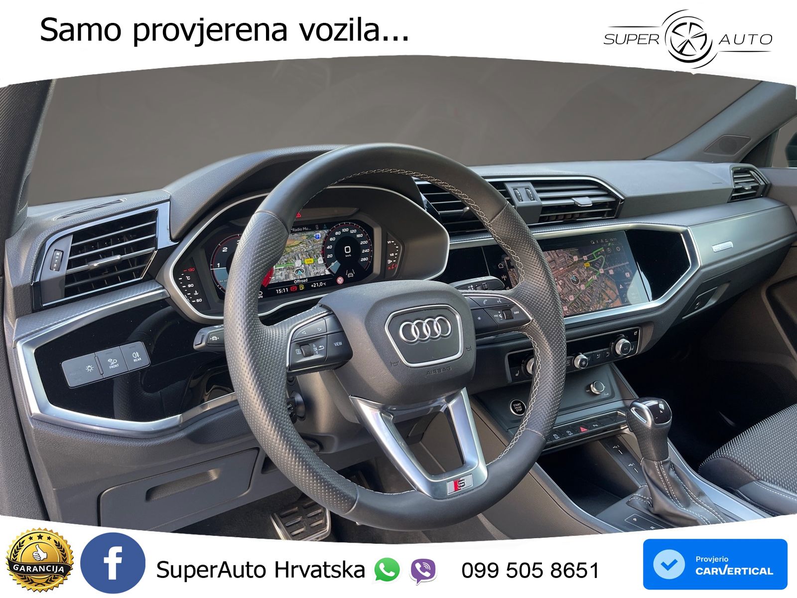 Audi Q3 Sportback 35 TDI (150 KS) S tronic S line LED+GR SJED+ACC
