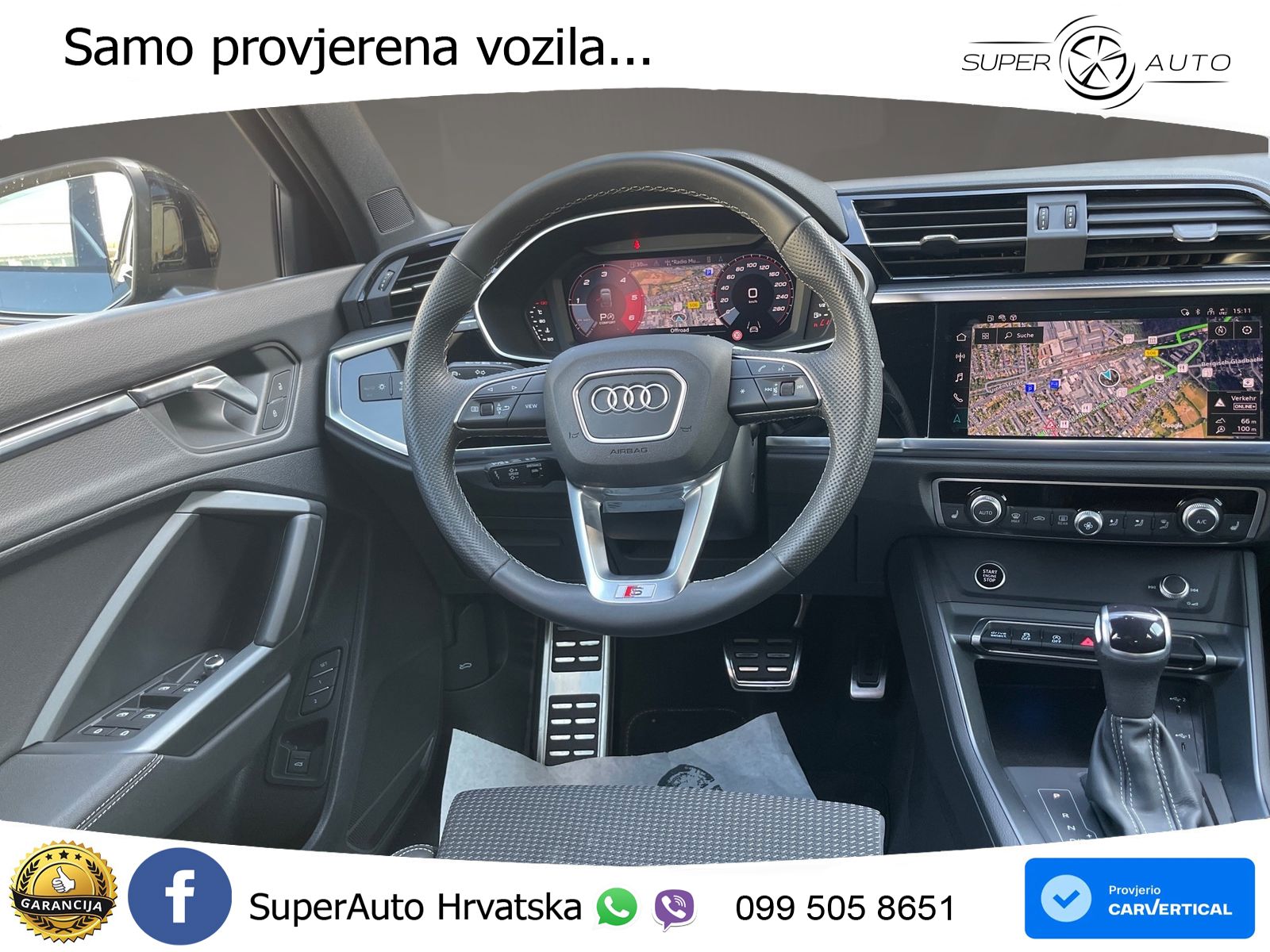 Audi Q3 Sportback 35 TDI (150 KS) S tronic S line LED+GR SJED+ACC