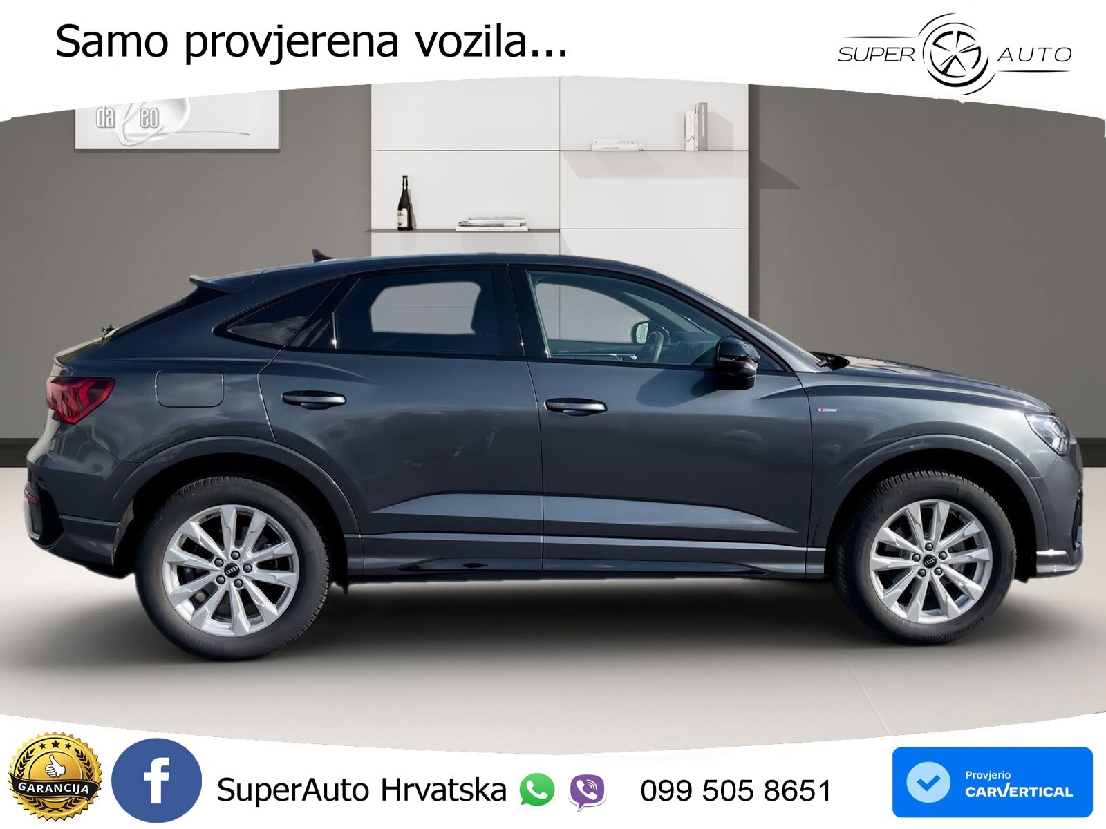 Audi Q3 Sportback 35 TDI (150 KS) S tronic S line LED+GR SJED+ACC