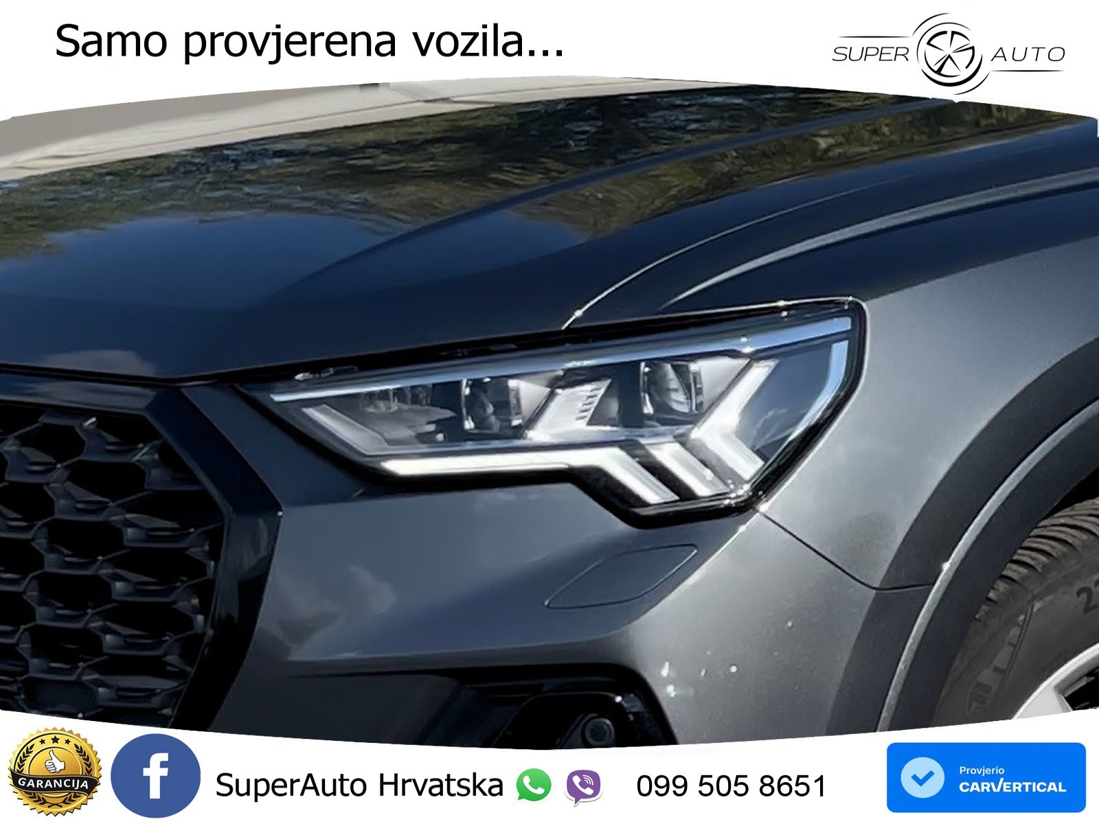 Audi Q3 Sportback 35 TDI (150 KS) S tronic S line LED+GR SJED+ACC