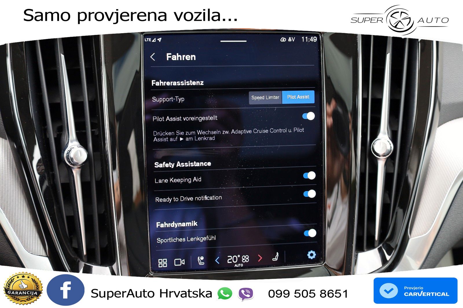 Volvo V60 2.0 B4 Diesel Geartronic LED+GR SJED+ACC