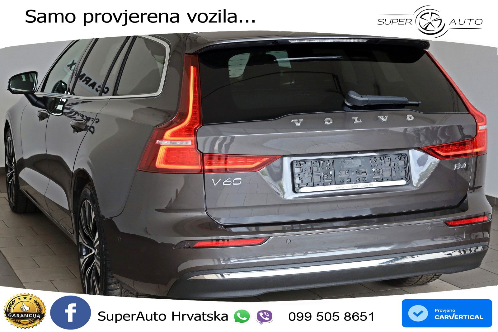 Volvo V60 2.0 B4 Diesel Geartronic LED+GR SJED+ACC