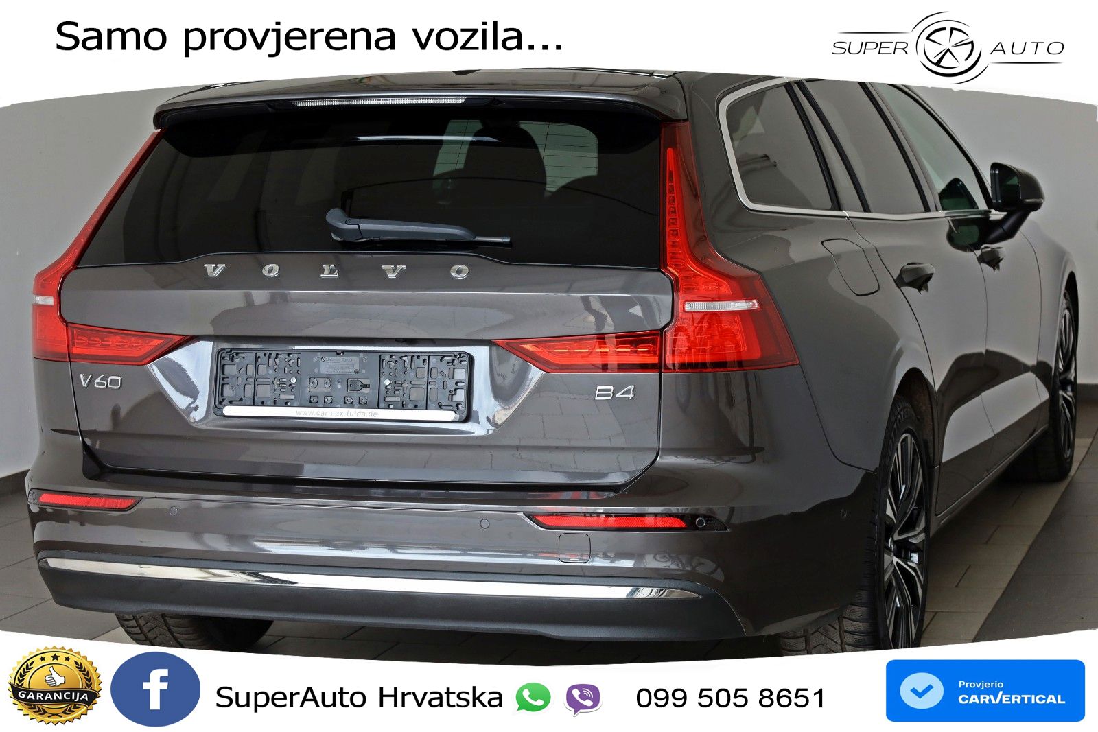 Volvo V60 2.0 B4 Diesel Geartronic LED+GR SJED+ACC