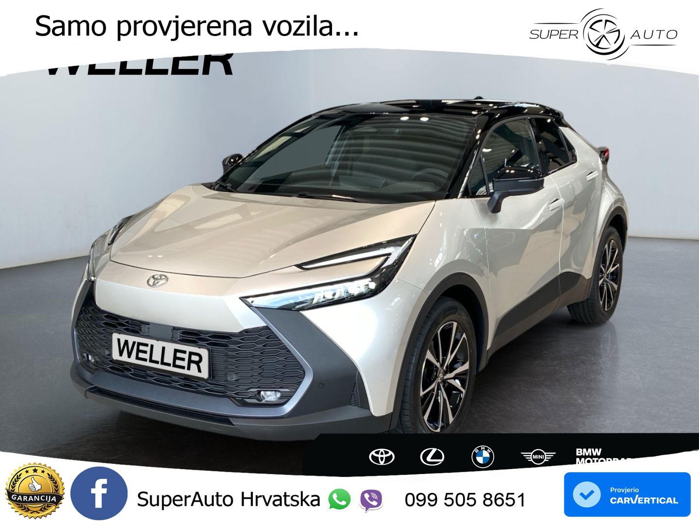 Toyota C-HR 2.0 (223 KS) PHEV e-CVT Teamplayer LED+GR SJED+ACC