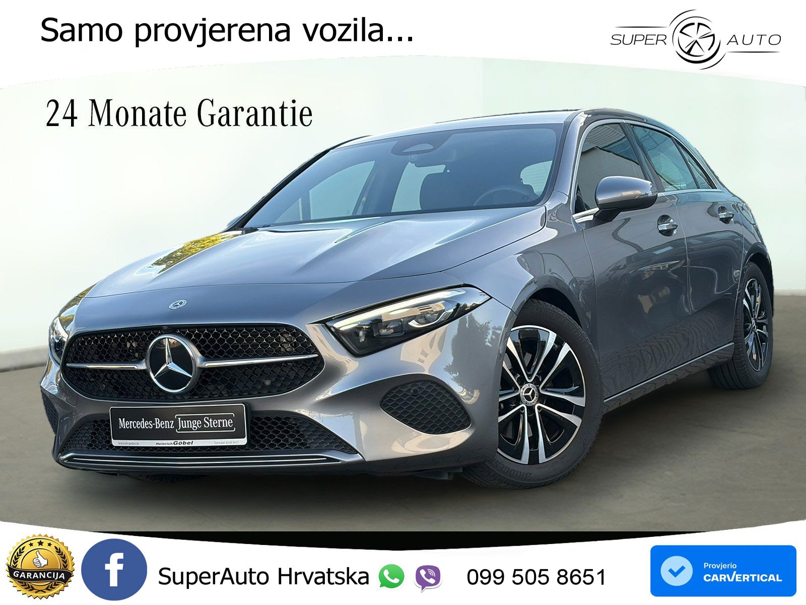 Mercedes-Benz A 200 7G-DCT LED+GR SJED+ACC