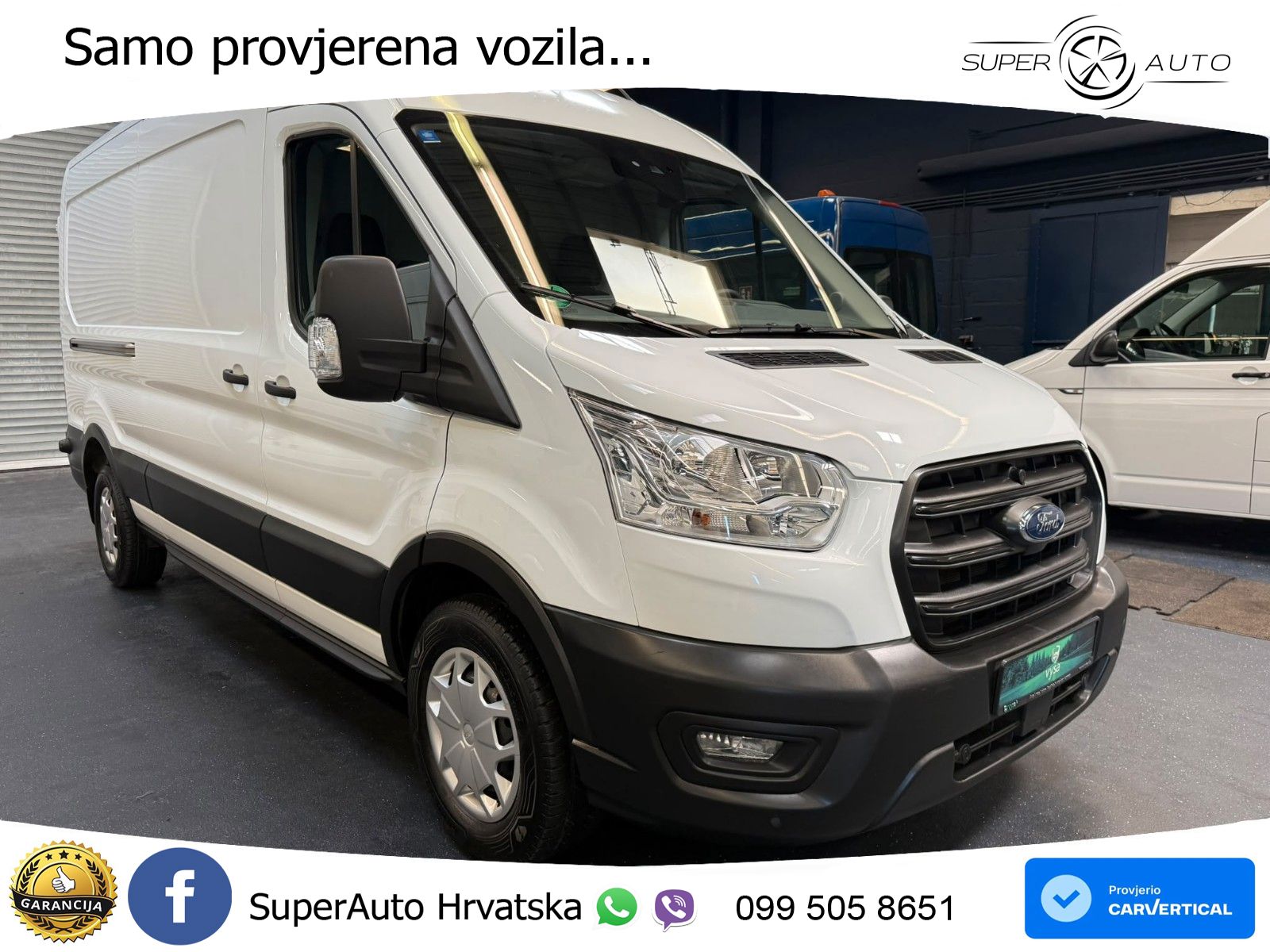 Ford Transit Kasten L3H2 Klima Tempomat R-CAM AHK SHZ 131 KS