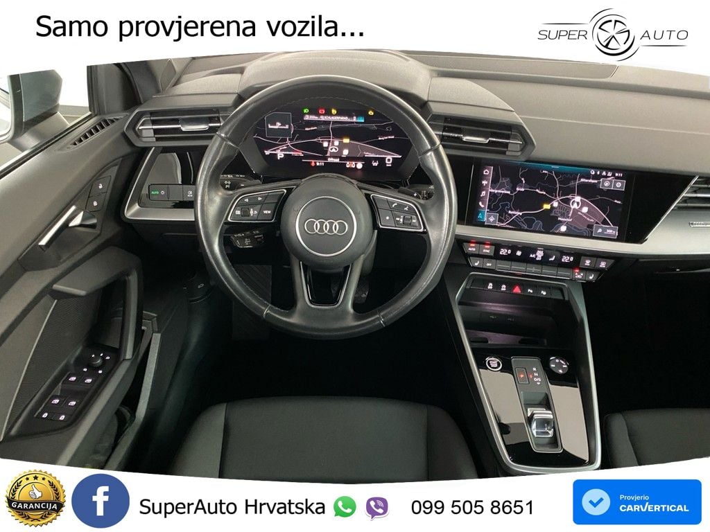Audi A3 Limuzina 35 TFSI (150 KS) S tronic advanced LED+GR SJED+ACC