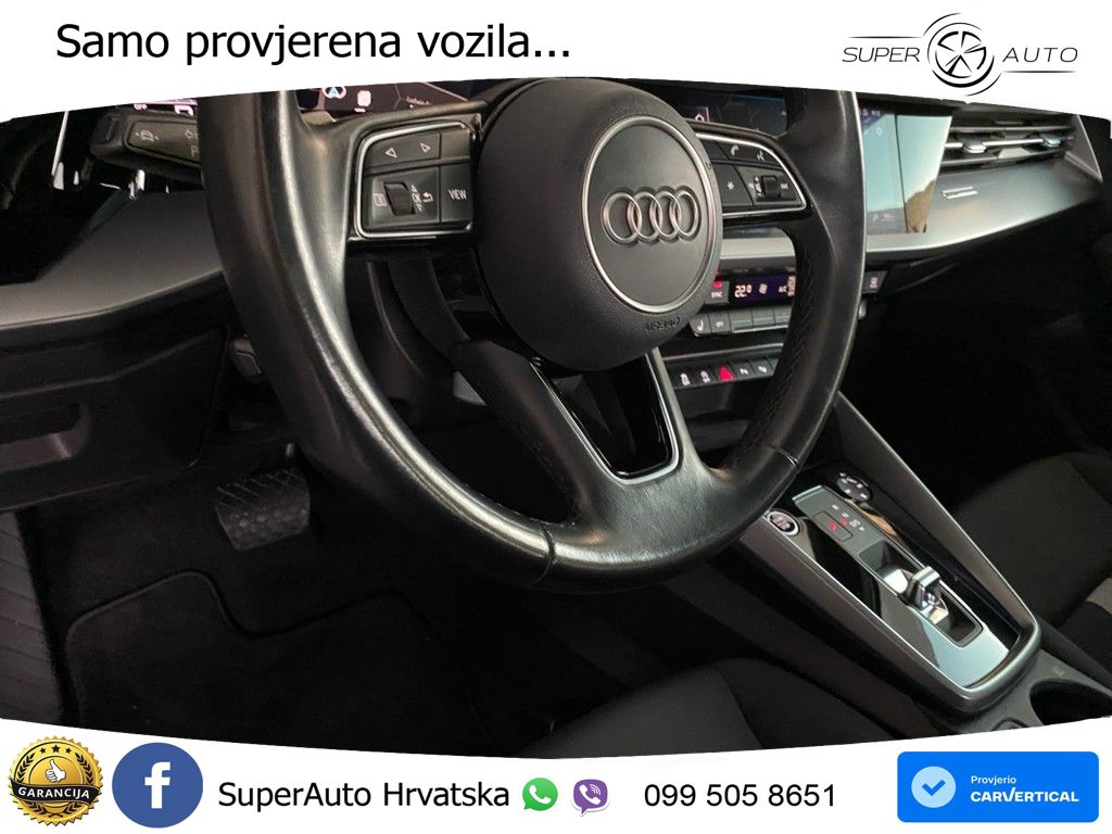 Audi A3 Limuzina 35 TFSI (150 KS) S tronic advanced LED+GR SJED+ACC