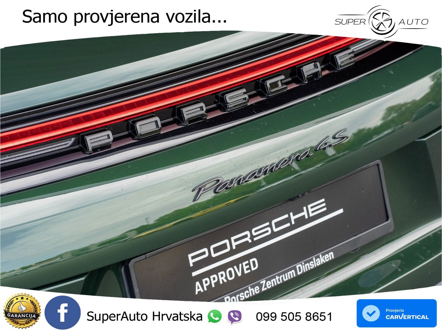 Porsche Panamera 4S 2.9 V6 (544 KS) E-Hybrid PDK ACC+HEAD+4xGR SJED+360+PANO