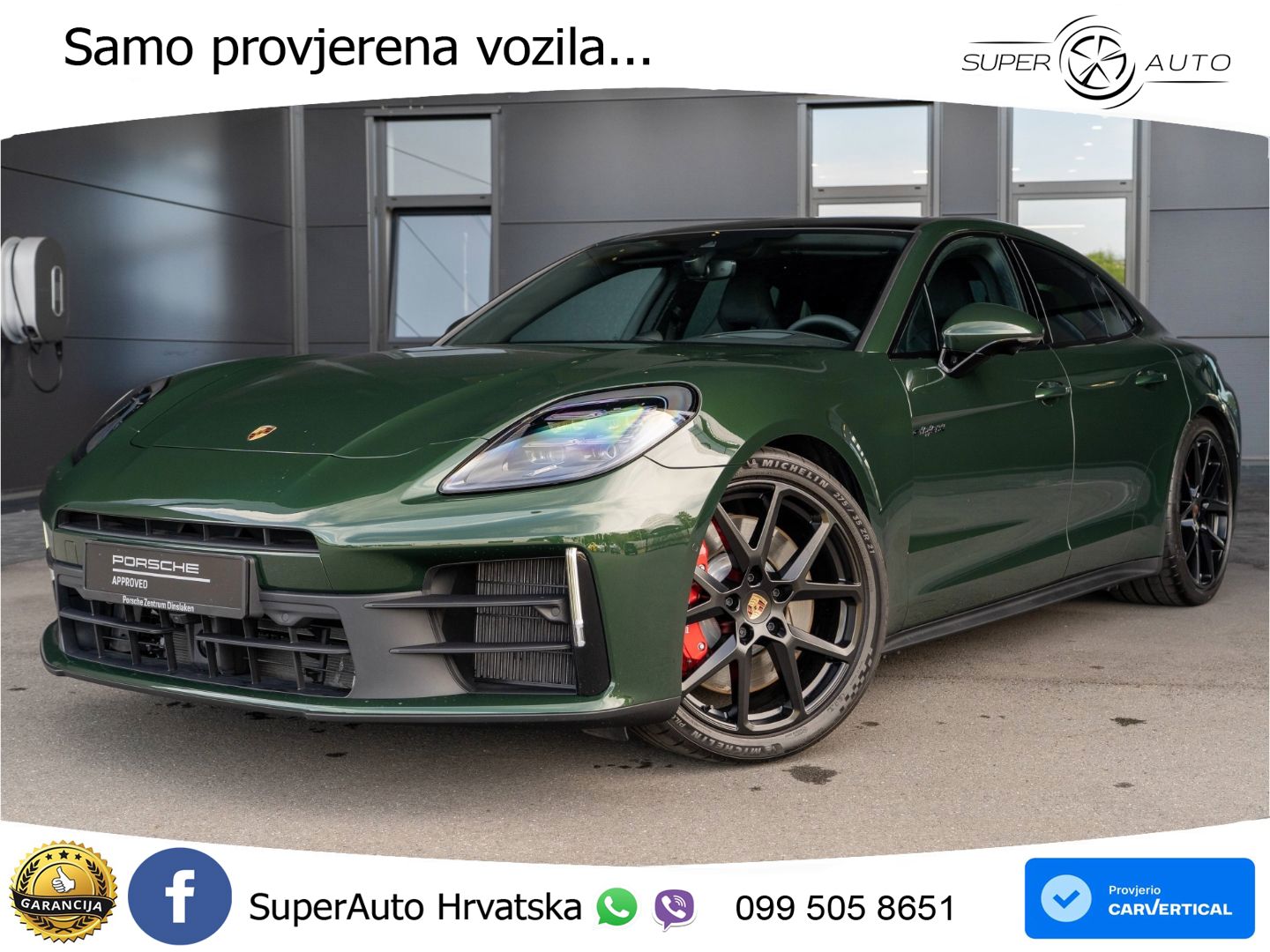 Porsche Panamera 4S 2.9 V6 (544 KS) E-Hybrid PDK ACC+HEAD+4xGR SJED+360+PANO