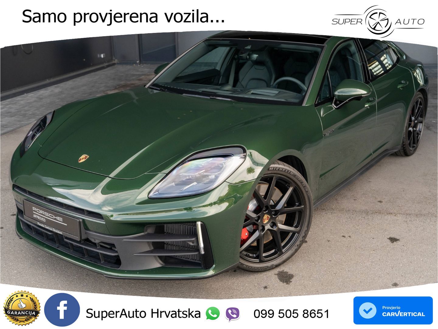Porsche Panamera 4S 2.9 V6 (544 KS) E-Hybrid PDK ACC+HEAD+4xGR SJED+360+PANO