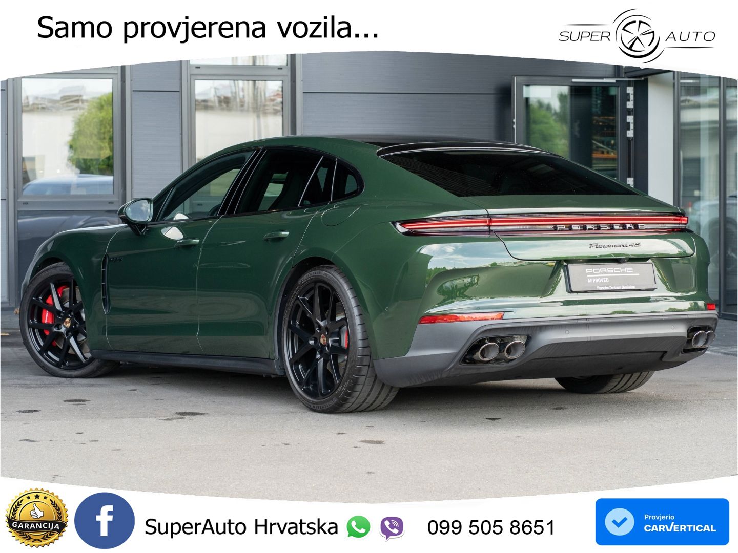Porsche Panamera 4S 2.9 V6 (544 KS) E-Hybrid PDK ACC+HEAD+4xGR SJED+360+PANO