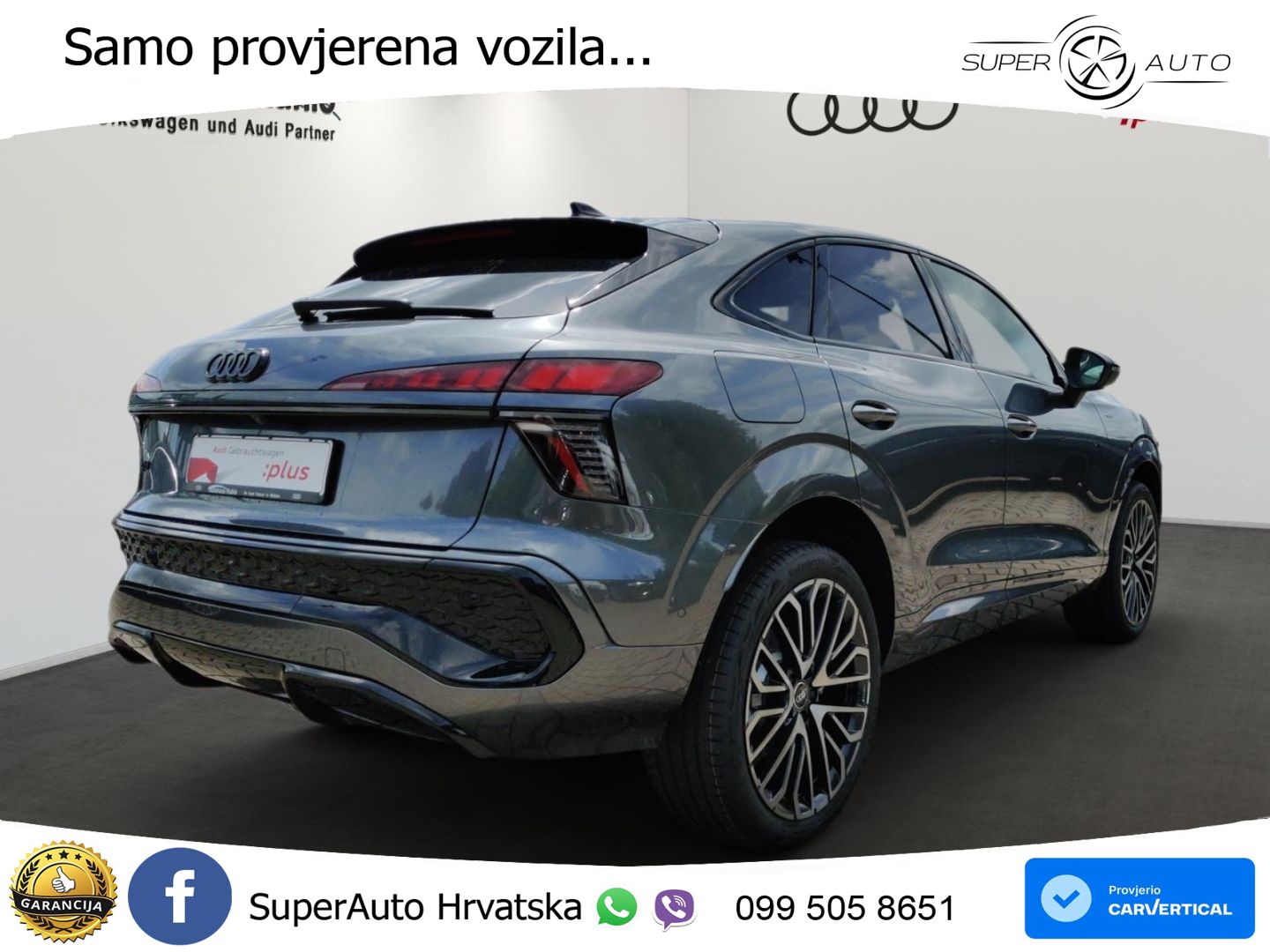 Audi Q3 Sportback 1.5 TFSIe (272 KS) S tronic S line LED+GR SJED+ACC