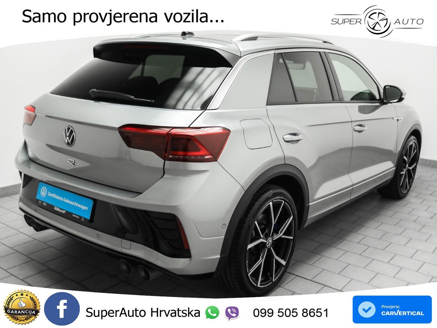 Volkswagen T-Roc I R 2.0 TSI (300 KS) OPF 4M DSG MATRIX+GR SJED+KAM