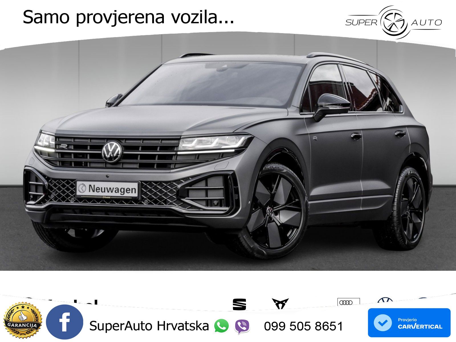 Volkswagen Touareg 3.0 V6 TDI (286 KS) 4MOTION Tiptronic ZRAČNI+ACC+GR SJED+KAM+PANO