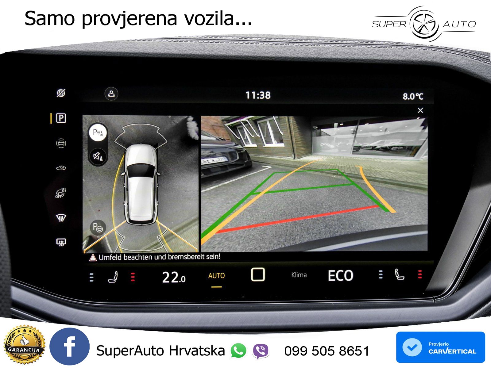 Volkswagen Touareg 3.0 V6 TDI (286 KS) 4MOTION Tiptronic ZRAČNI+ACC+GR SJED+KAM+PANO