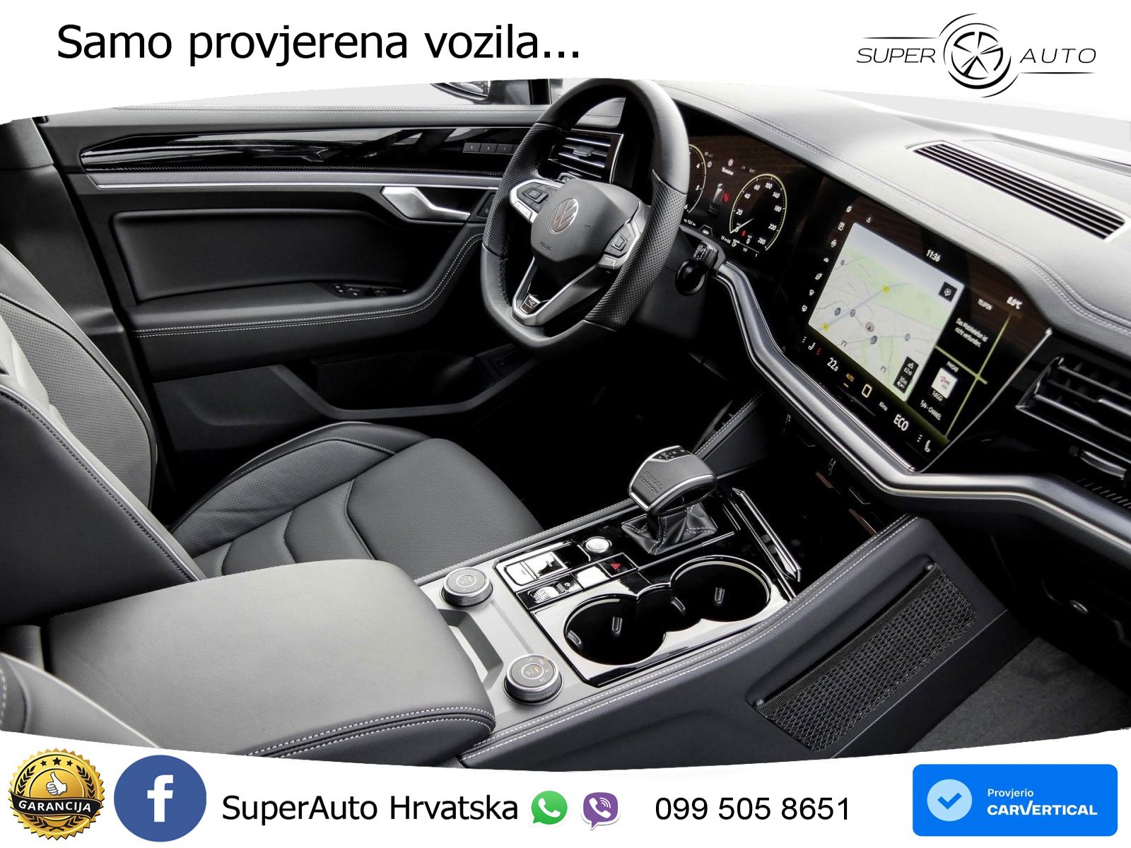 Volkswagen Touareg 3.0 V6 TDI (286 KS) 4MOTION Tiptronic ZRAČNI+ACC+GR SJED+KAM+PANO