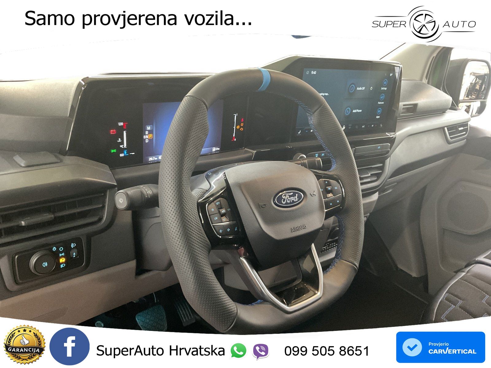 Ford Transit Custom MS-RT Kasten MS-RT LED+AHK+Shz. 170 KS