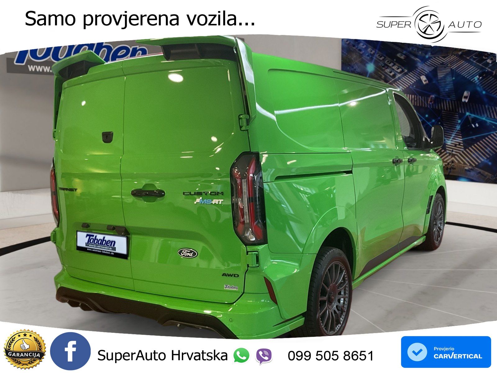 Ford Transit Custom MS-RT Kasten MS-RT LED+AHK+Shz. 170 KS
