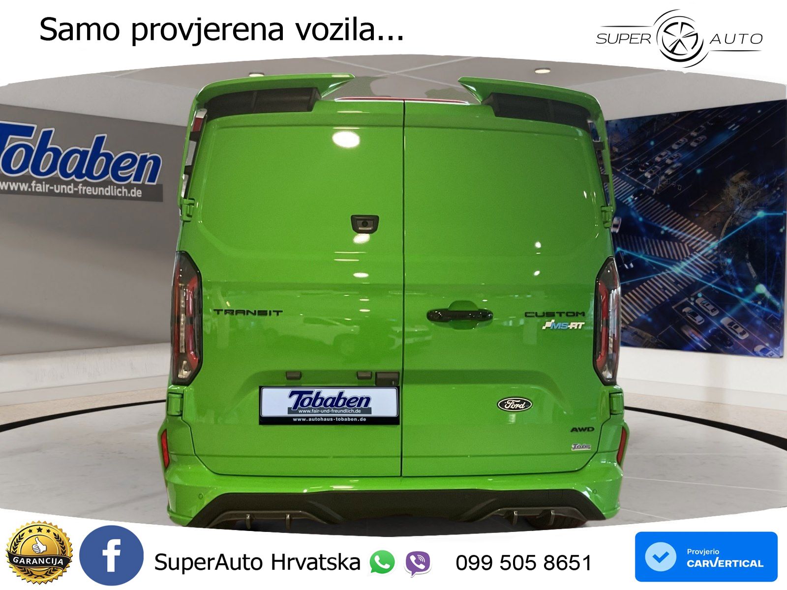 Ford Transit Custom MS-RT Kasten MS-RT LED+AHK+Shz. 170 KS