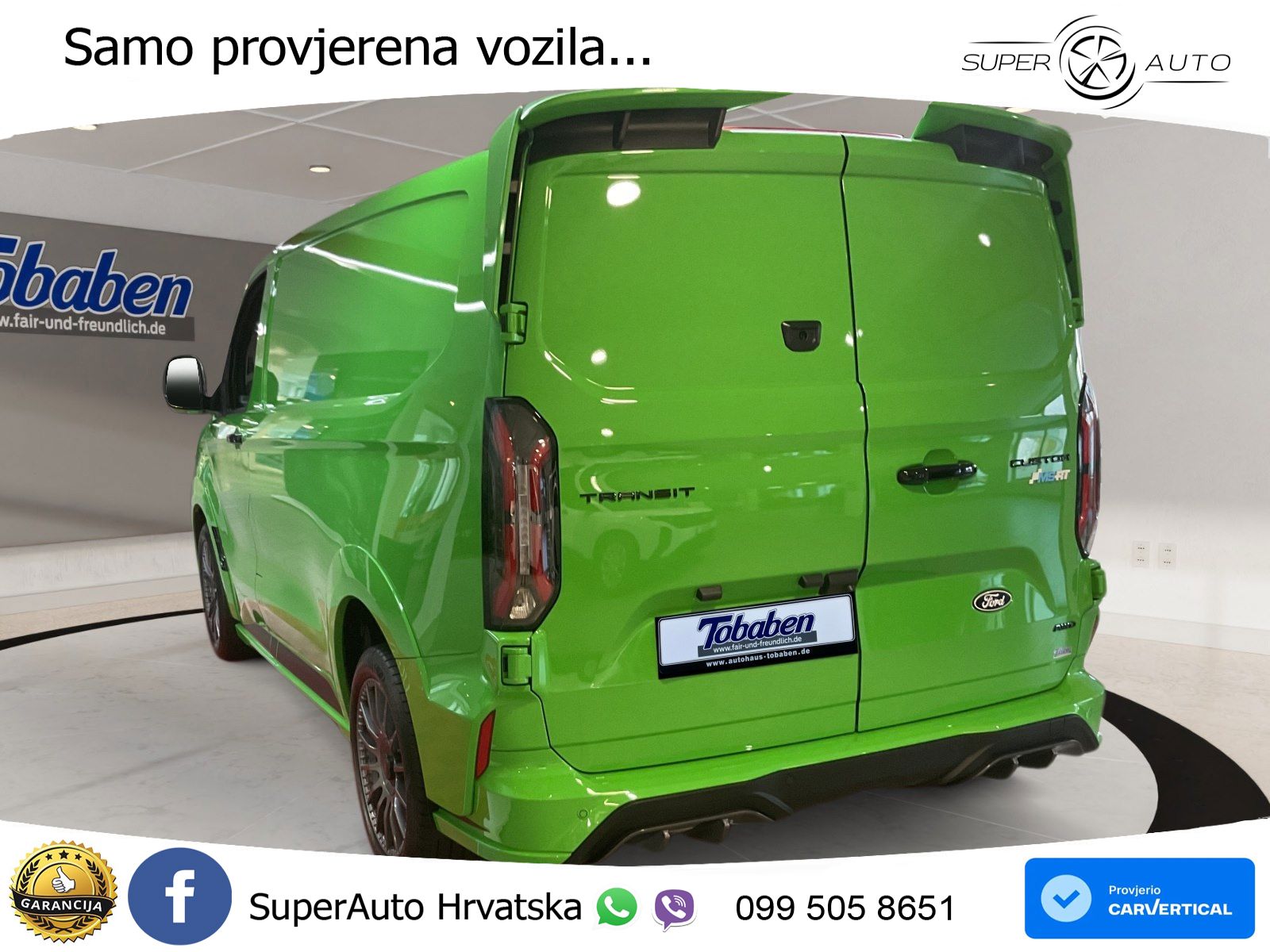 Ford Transit Custom MS-RT Kasten MS-RT LED+AHK+Shz. 170 KS