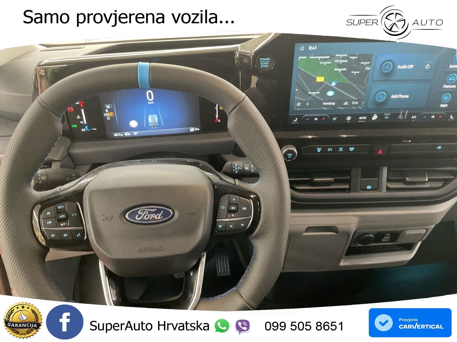 Ford Transit Custom MS-RT Kasten MS-RT LED+AHK+Shz. 170 KS