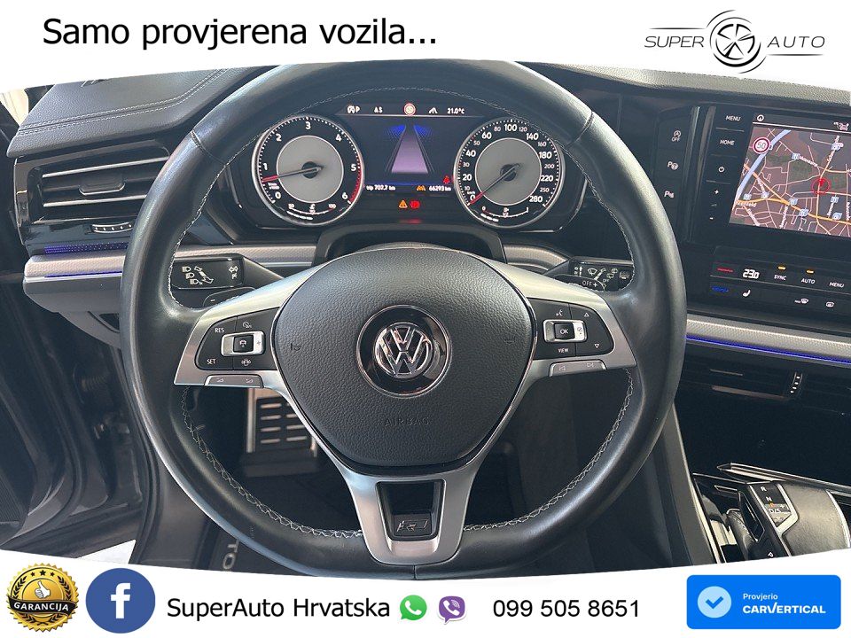 Volkswagen Touareg 3.0 V6 TDI (286 KS) 4MOTION Tiptronic R-Line ZRAČNI+ACC+GR SJED+KAM
