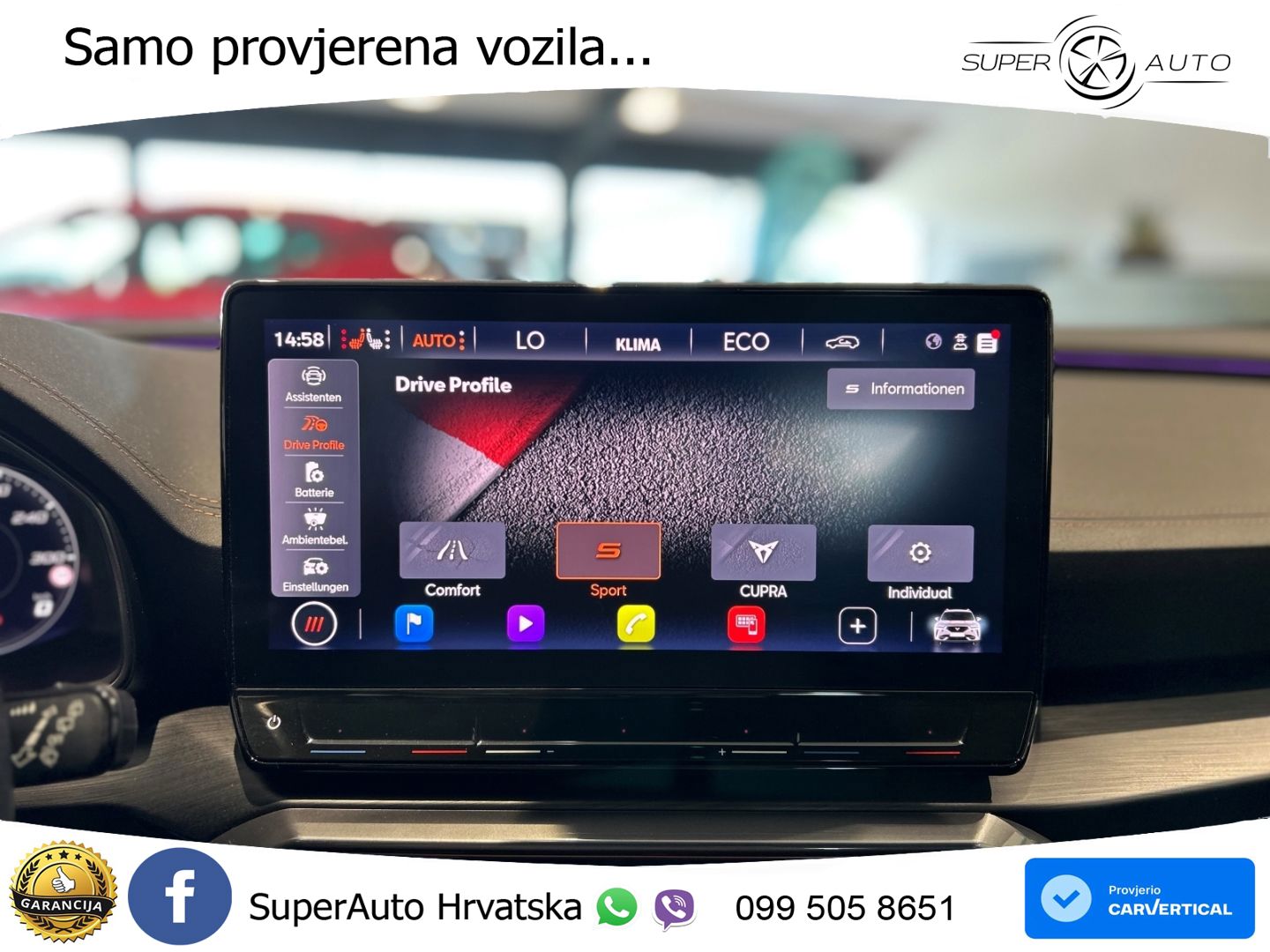 Cupra Formentor 1.4 TSI (245 KS) e-Hybrid DSG VZ LED+GR SJED+ACC