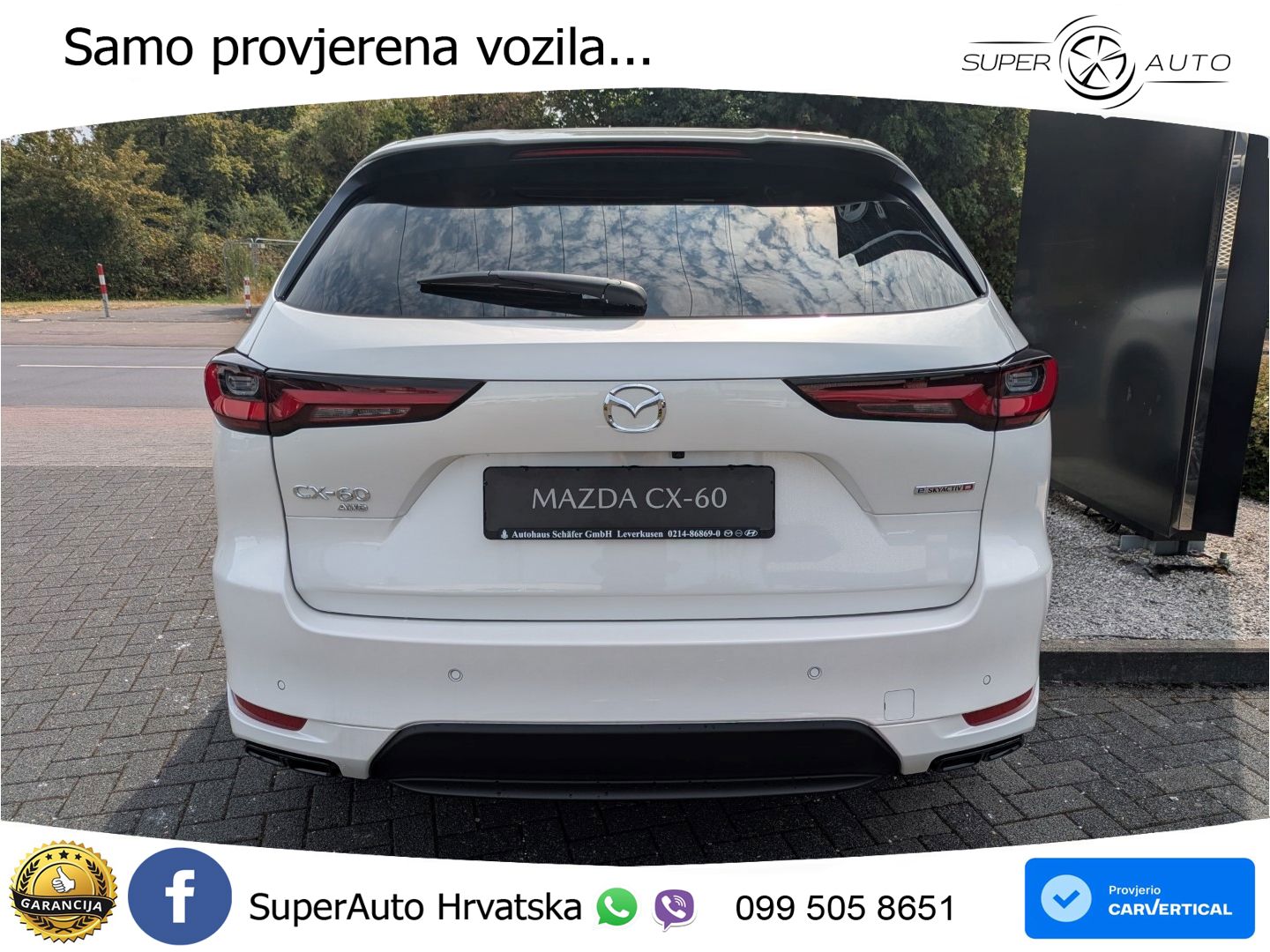 Mazda CX-60 3.3 e-Skyactiv D (254 KS) AWD Automatic LED+GR SJED+ACC
