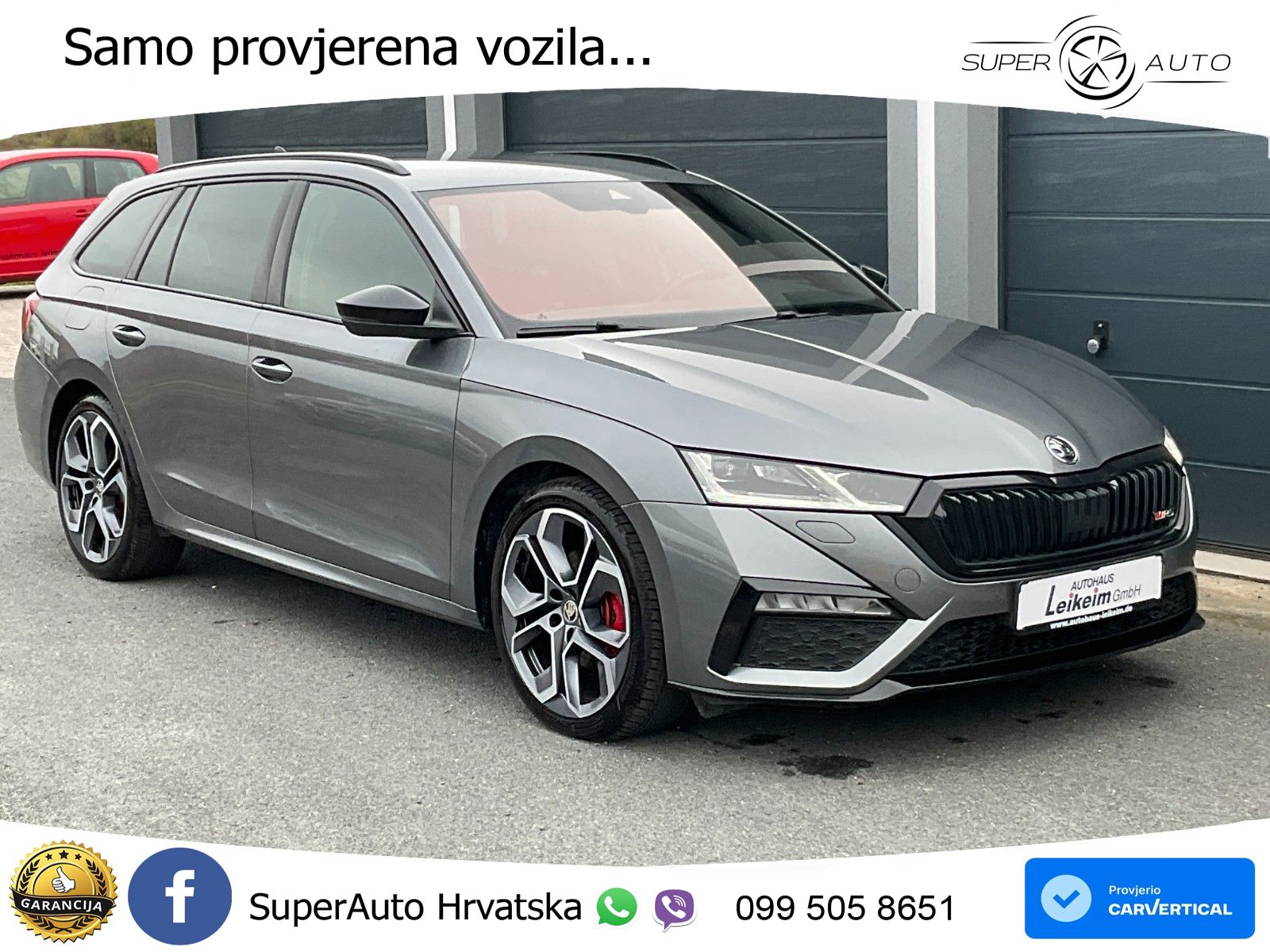Škoda Octavia Combi RS 2.0 TDI (200 KS) 4x4 DSG