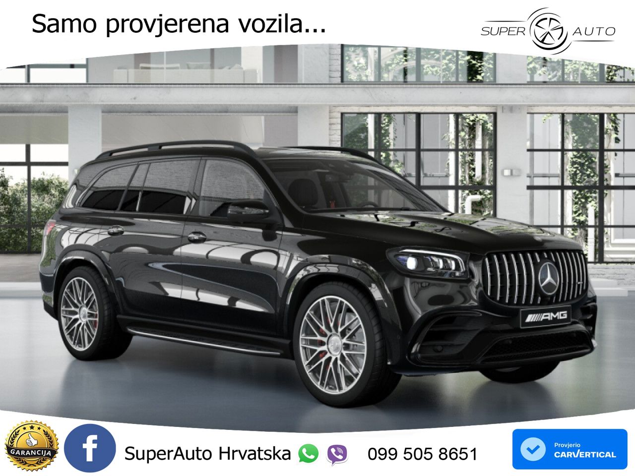 Mercedes-Benz GLS AMG GLS 63 V8 EQ Boost 4MATIC+ AMG SPEEDSHIFT TCT 9G LED+GR SJED+ACC