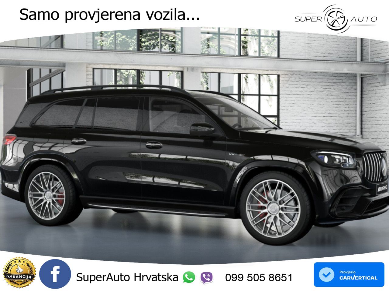 Mercedes-Benz GLS AMG GLS 63 V8 EQ Boost 4MATIC+ AMG SPEEDSHIFT TCT 9G LED+GR SJED+ACC
