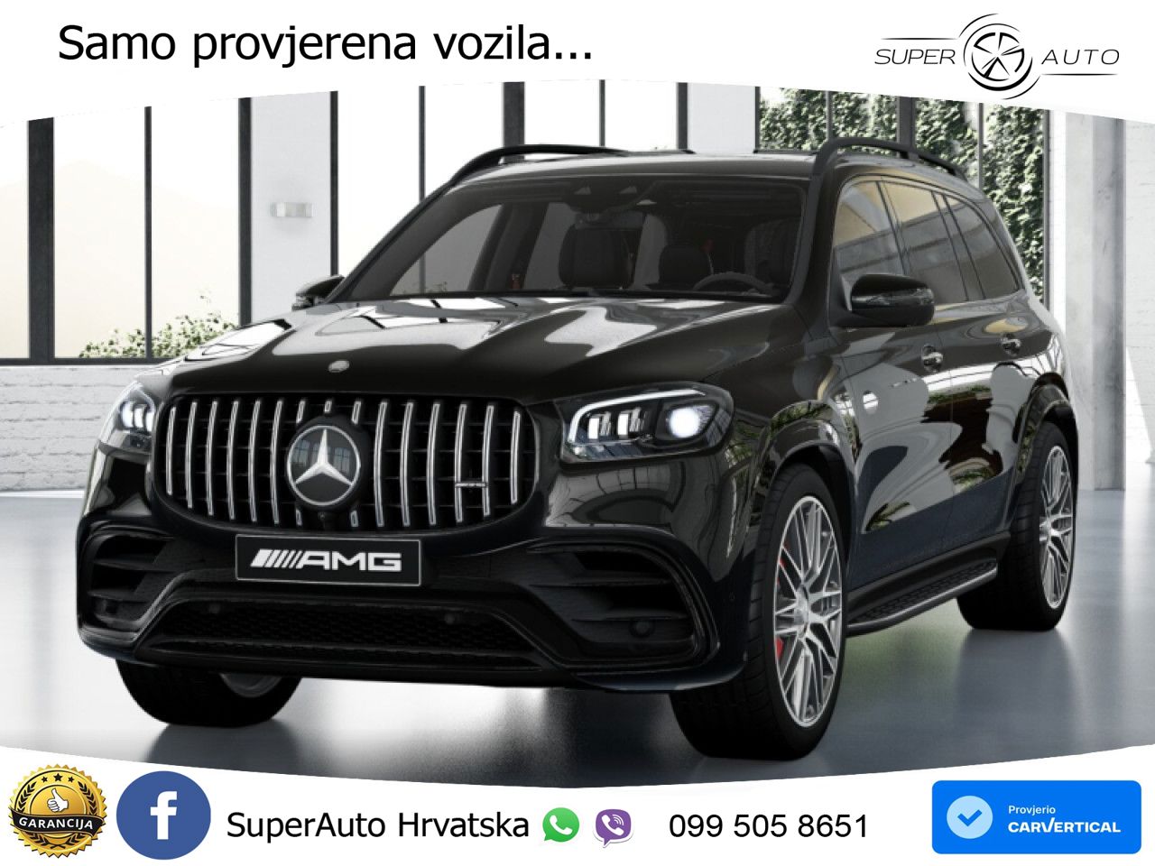 Mercedes-Benz GLS AMG GLS 63 V8 EQ Boost 4MATIC+ AMG SPEEDSHIFT TCT 9G LED+GR SJED+ACC