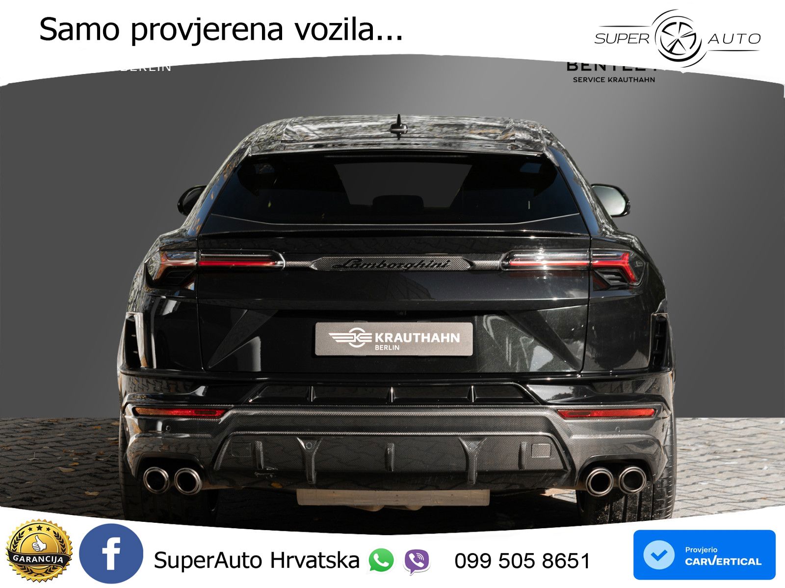 Lamborghini Urus S 4.0 V8 (666 KS) 4WD Automatic LED+GR SJED+ACC