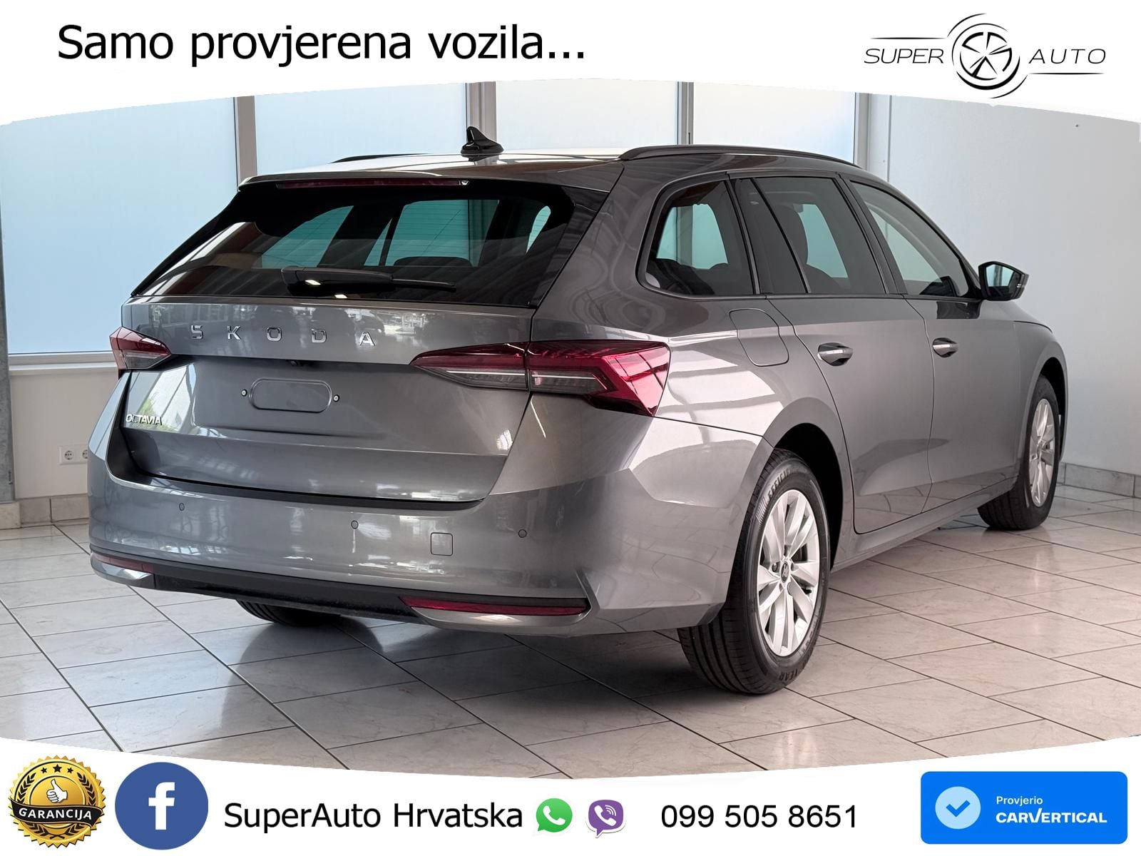 Škoda Octavia Combi 2.0 TDI (150 KS) DSG Selection LED+GR SJED+ACC
