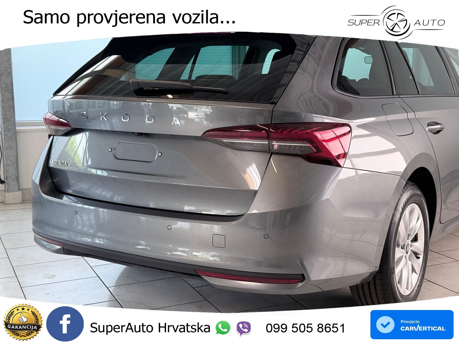 Škoda Octavia Combi 2.0 TDI (150 KS) DSG Selection LED+GR SJED+ACC