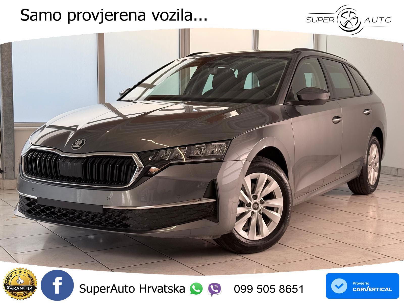 Škoda Octavia Combi 2.0 TDI (150 KS) DSG Selection LED+GR SJED+ACC
