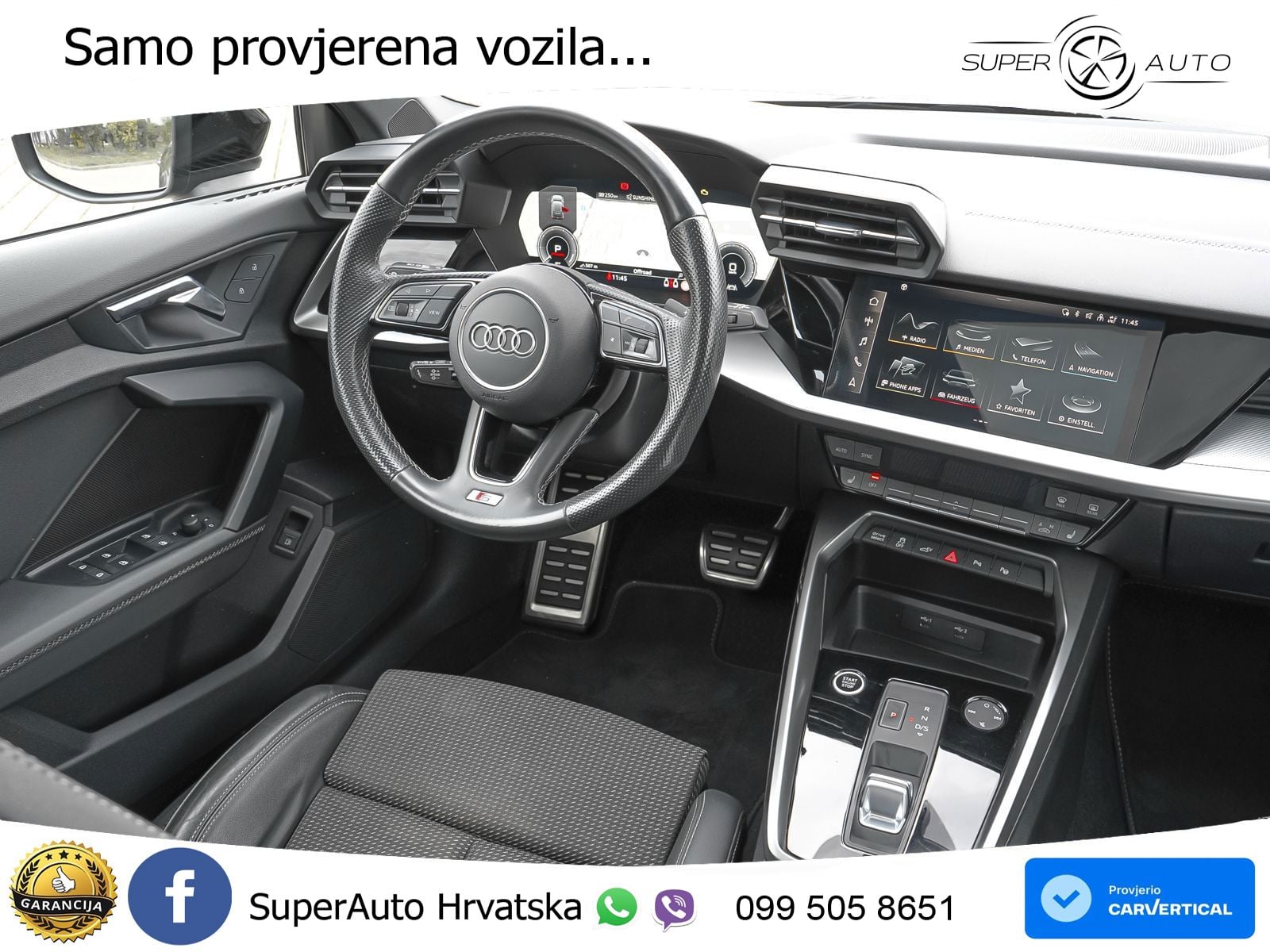 Audi A3 40 TFSIe (204 KS) S tronic S line