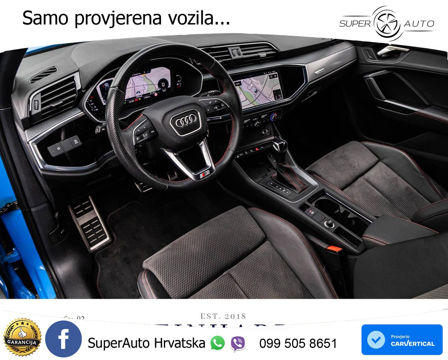 Audi Q3 II Sportback 35 TFSI (150 KS) S tronic 2x S line LED+GR SJED+ACC