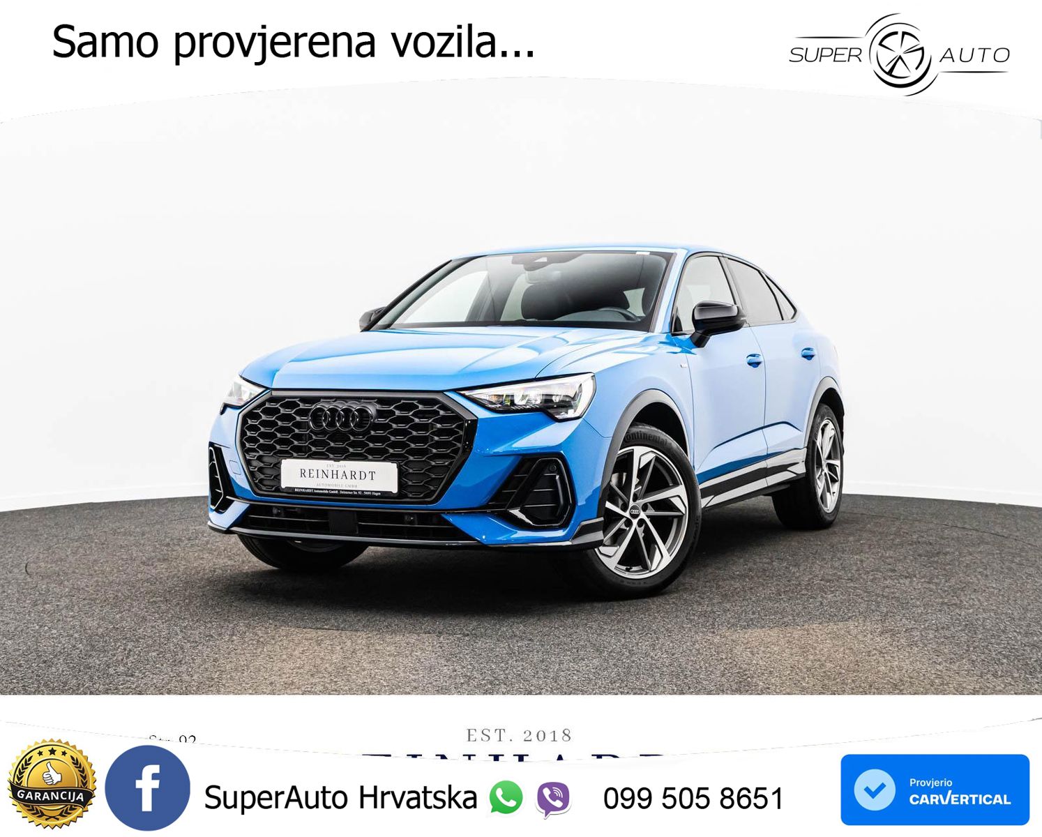 Audi Q3 II Sportback 35 TFSI (150 KS) S tronic 2x S line LED+GR SJED+ACC