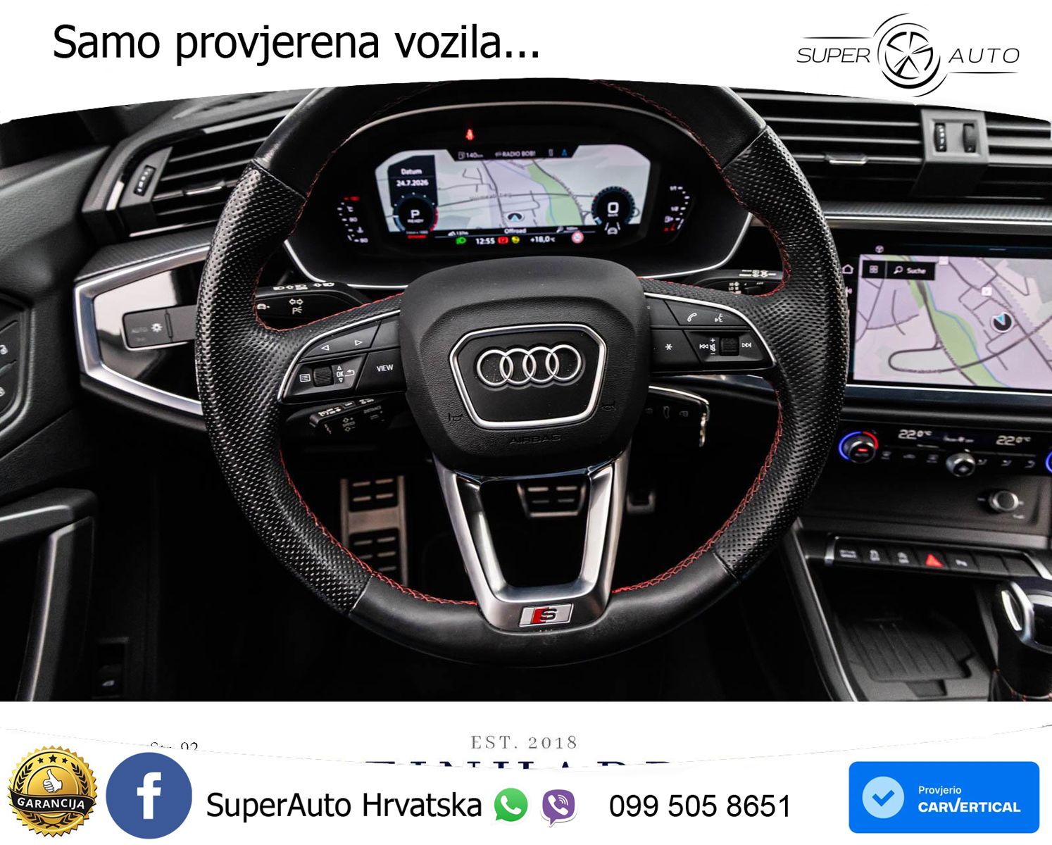Audi Q3 II Sportback 35 TFSI (150 KS) S tronic 2x S line LED+GR SJED+ACC