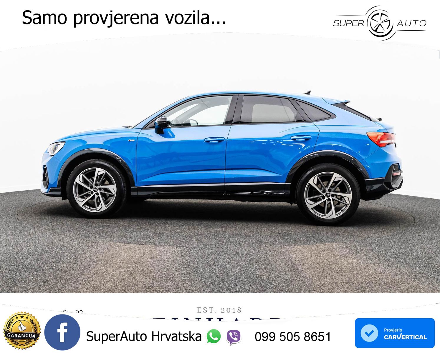 Audi Q3 II Sportback 35 TFSI (150 KS) S tronic 2x S line LED+GR SJED+ACC